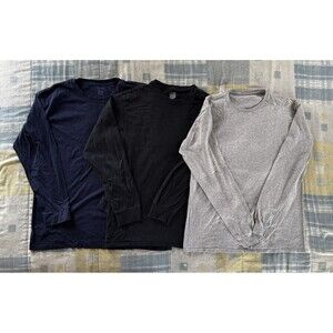 Russell Brand + Stafford + Gray Men’s Long Sleeve T-Shirt Bundle Men's Sz M